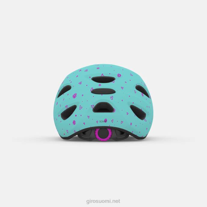 Giro matta huutava sinivihreä lapset scamp kypärä LNB41489