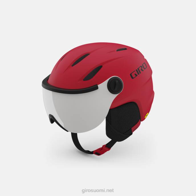 Giro matta kirkkaan punainen lapset buzz mips kypärä LNB41529