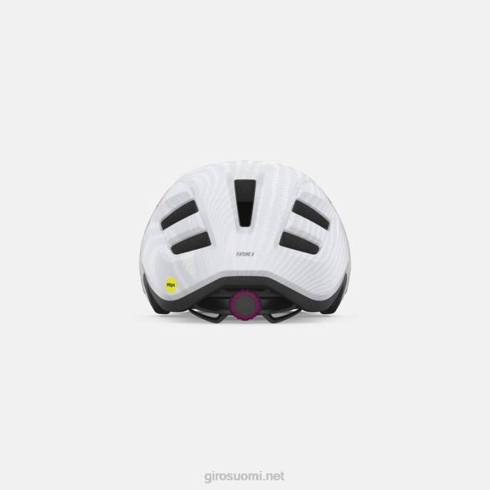 Giro matta valkoinen/vaaleanpunainen aaltoilu lapset fixture mips ii nuorten kypärä LNB41394