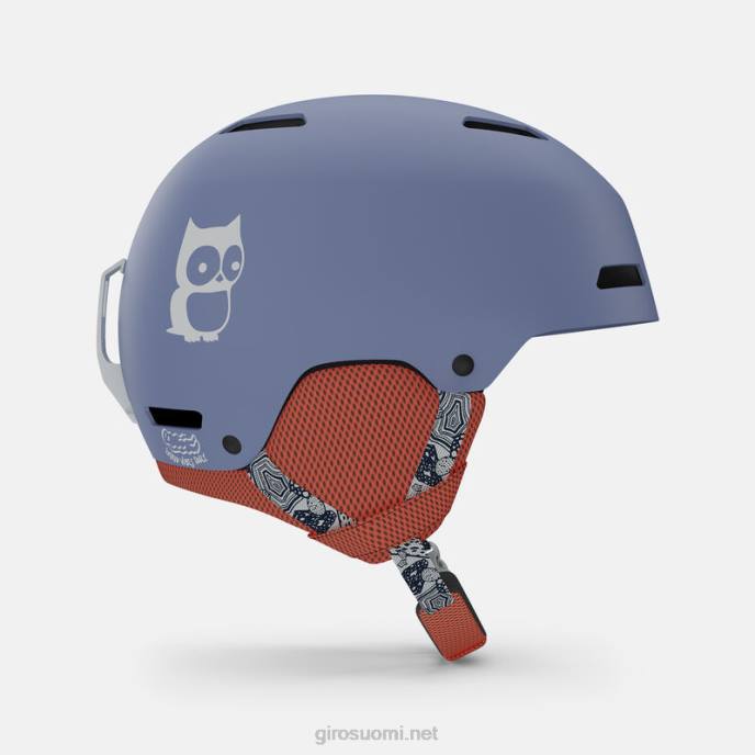 Giro namuk purppuransininen/koralli lapset raaka kypärä LNB41527