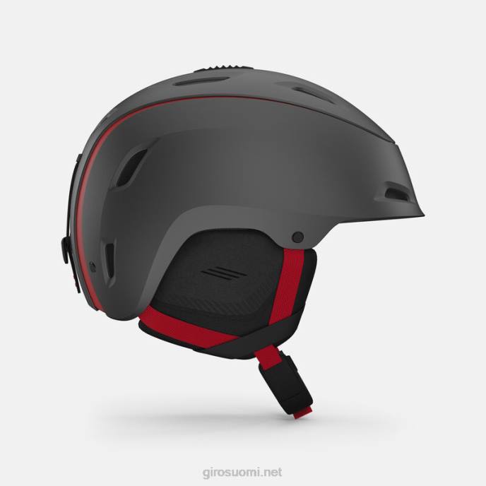 Giro matta grafiitti/punainen miehet range mips kypärä LNB4419