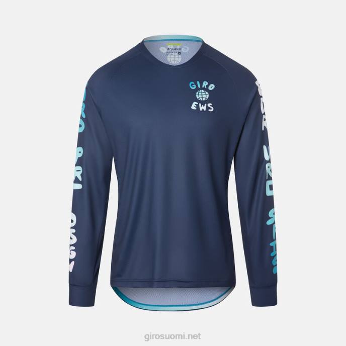 Giro keskiyön siniset uut miehet roust ls jersey LNB4737