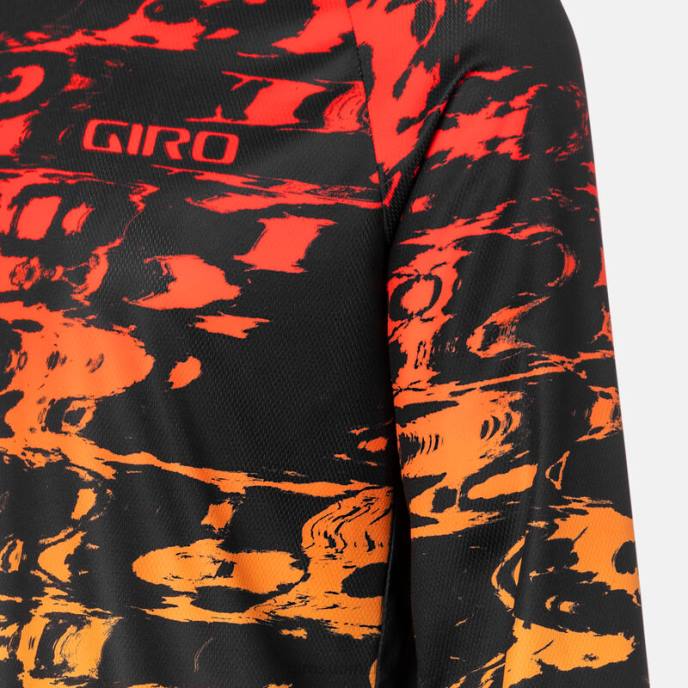 Giro musta hyperglitch miehet roust ls jersey LNB4733
