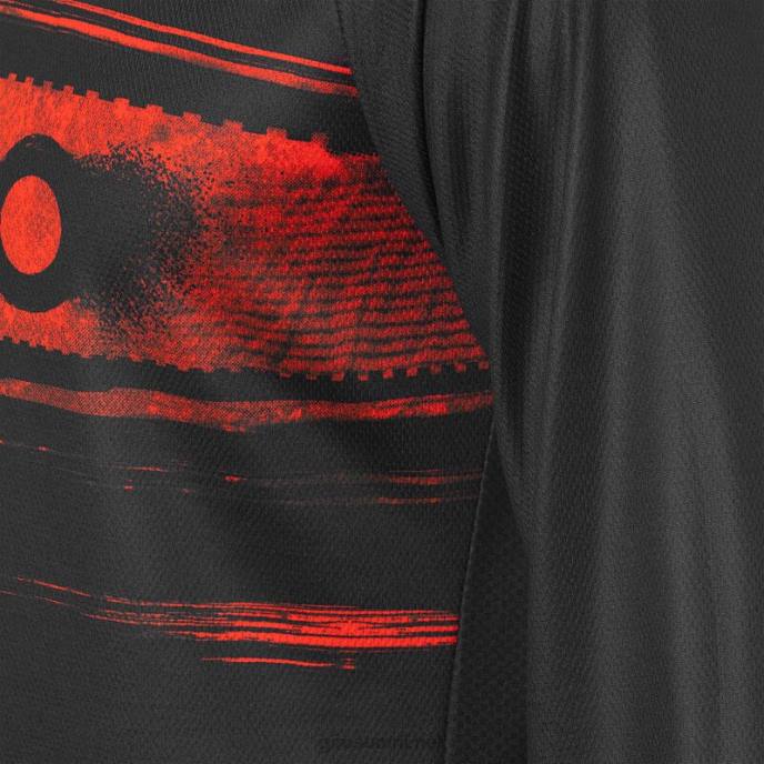 Giro musta/punainen hypnoottinen miehet roust ls jersey LNB4735