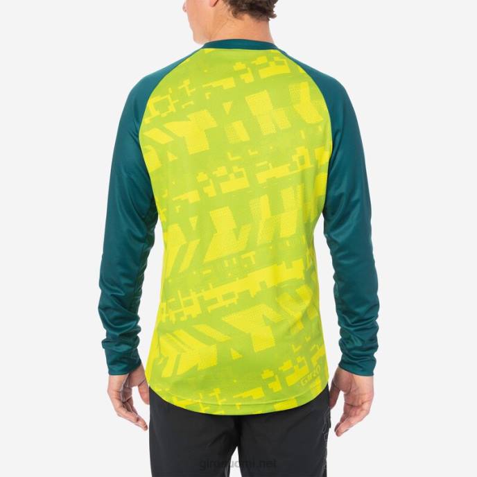 Giro sitruunanvihreä fanaatikko miehet roust ls jersey LNB4736