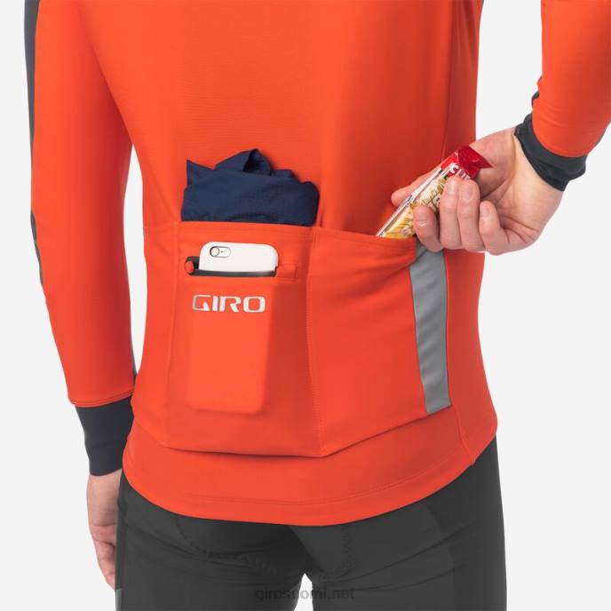 Giro vermiljoonaa miehet chrono pro windbloc -paita LNB4715