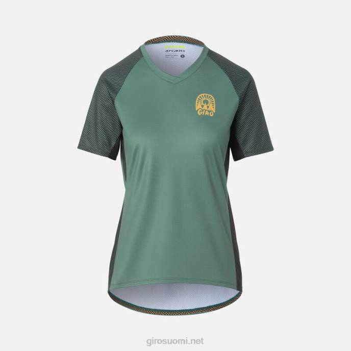 Giro harmaa vihreä aaltoileva naiset roust jersey LNB41300