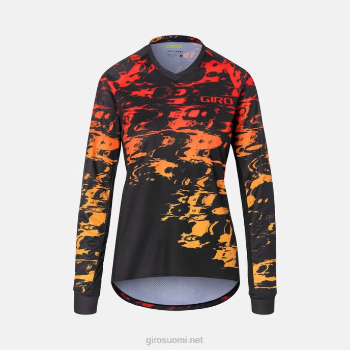 Giro musta hyperglitch naiset roust ls jersey LNB4730