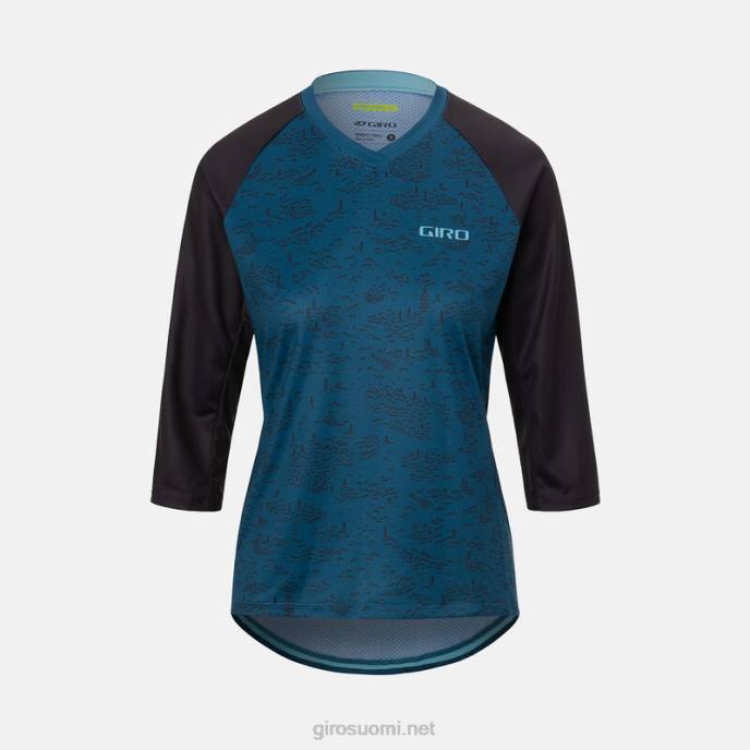 Giro sataman sininen taso naiset roust 3/4 jersey LNB41254