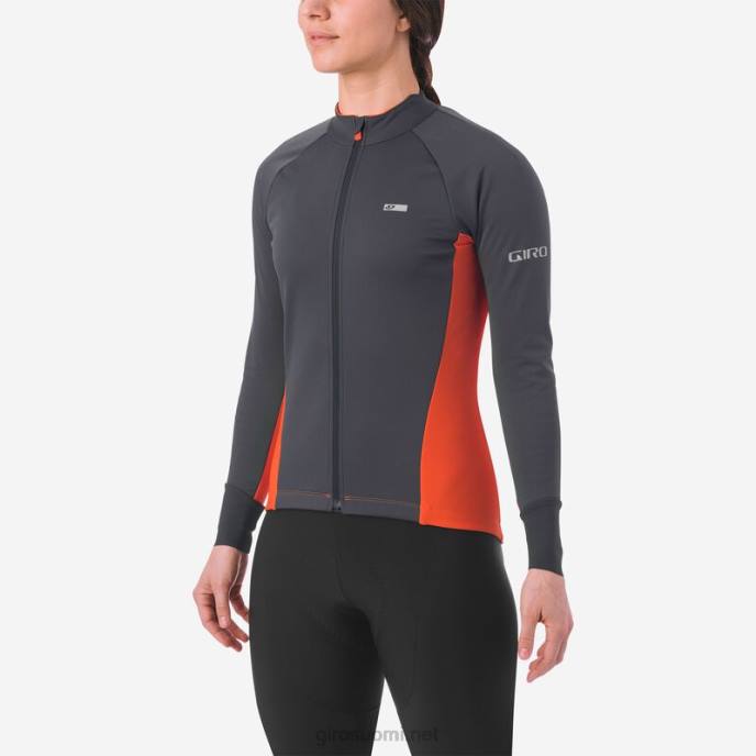 Giro vermiljoonaa naiset chrono pro windbloc -paita LNB41231