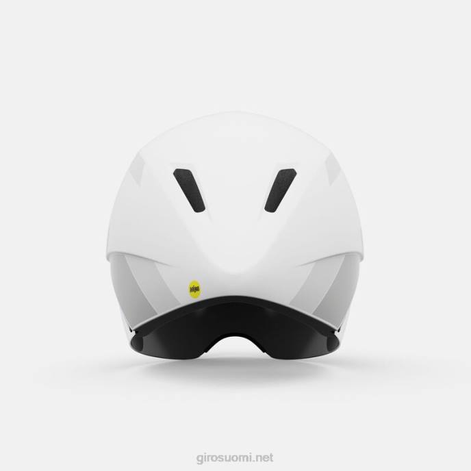Giro matta valkoinen/hopea sukupuolineutraali aerohead mips kypärä LNB4312