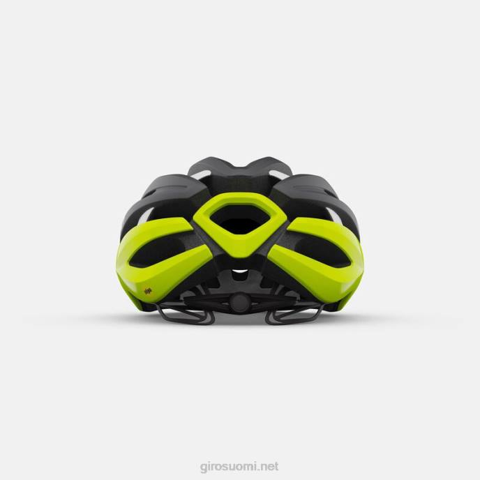 Giro mattamusta/korostuskeltainen sukupuolineutraali synthe mips ii kypärä LNB4481